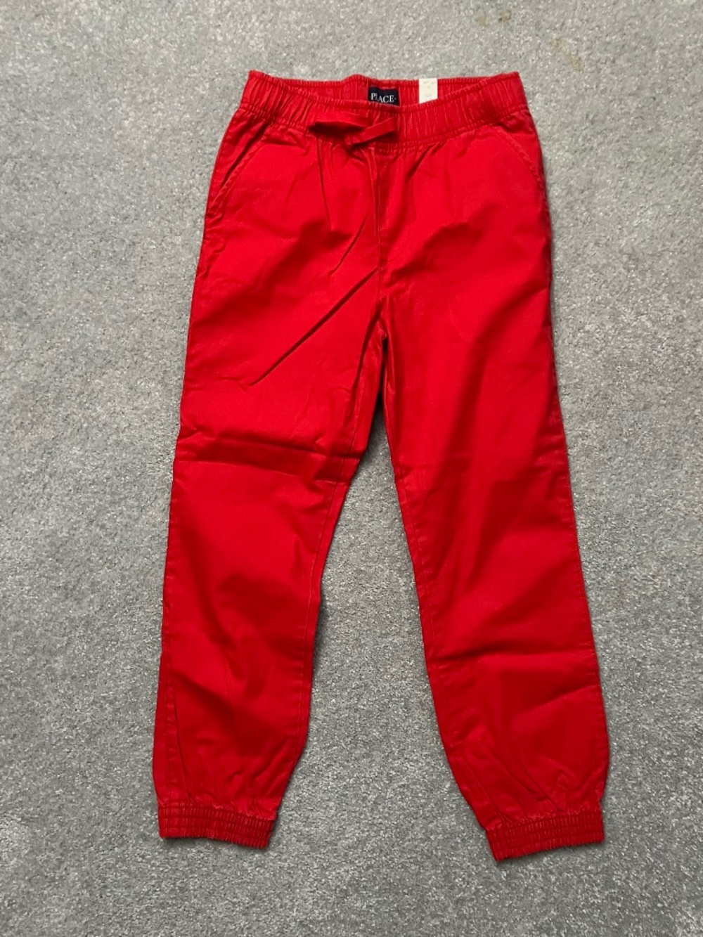 NWT The Children's Place Boy's red joggers, Size 10